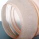 Large Art Deco frosted pink glass globe, shade, frosted glass