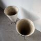 Willy Guhl planter cones x2
