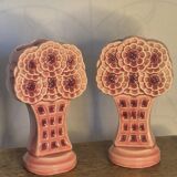 Pair of flower vases
