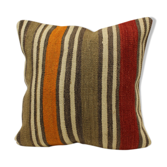 45x45 cm Kilim Cushion,Vintage Cushion Cover