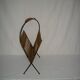 rattan magazine rack from the 50s