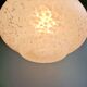 Large Space Age pendant light in speckled glass, Peill & Putzler, 1970s