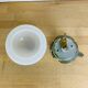 Vintage half-sphere opaline ball wall light