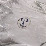 Large wall lamp Peil & Putzler ice glass, 1960 Germany