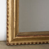 Large 19th c louis philippe mirror with wavy frame 118x171cm