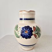 Pichet à eau, vase en grès vintage de style portugais