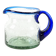 Glass milk jug, Italian design, 1970s, made in Italy