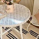 Rattan table