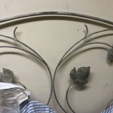 Wrought iron headboard – handcrafted – 148 × 134 cm
