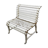 Banc d'enfant en bois peint
