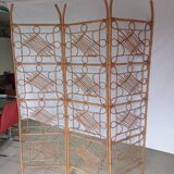 Rattan and wicker screen