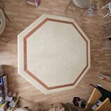Octagonal stone table