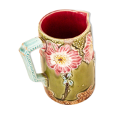 Pitcher in rosehip slurry signed earthenware of onnaing