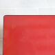 Vintage children's desk in solid oak and red formica, 50s/60s