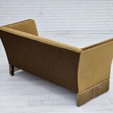 1960s, Danish 2 seater sofa, furniture velour, original condition.