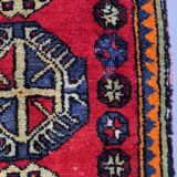 Small Vintage Turkish Rug 102x52 cm, Short Runner, Tribal, Shabby Chic