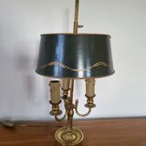Antique Empire Style Bouillotte Lamp in brass and tin