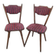 Paire de chaise vintage année 80