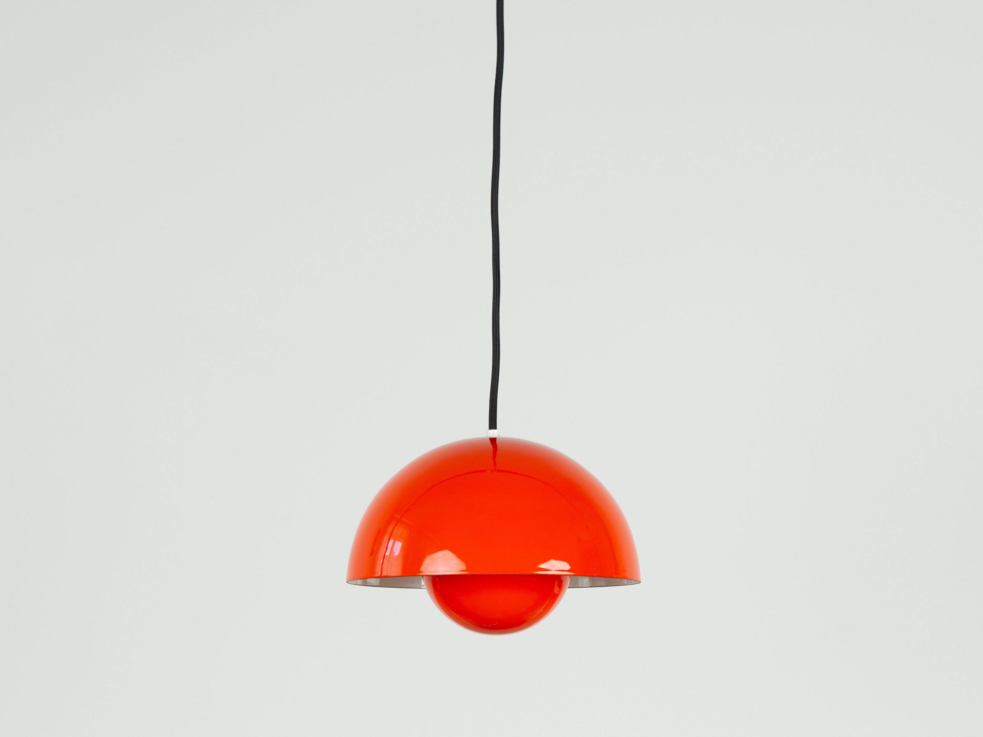 Paire de lampes vintage Flowerpot danoises par Verner Panton, Louis Poulsen 1968