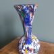 Murano polychrome blown glass vase