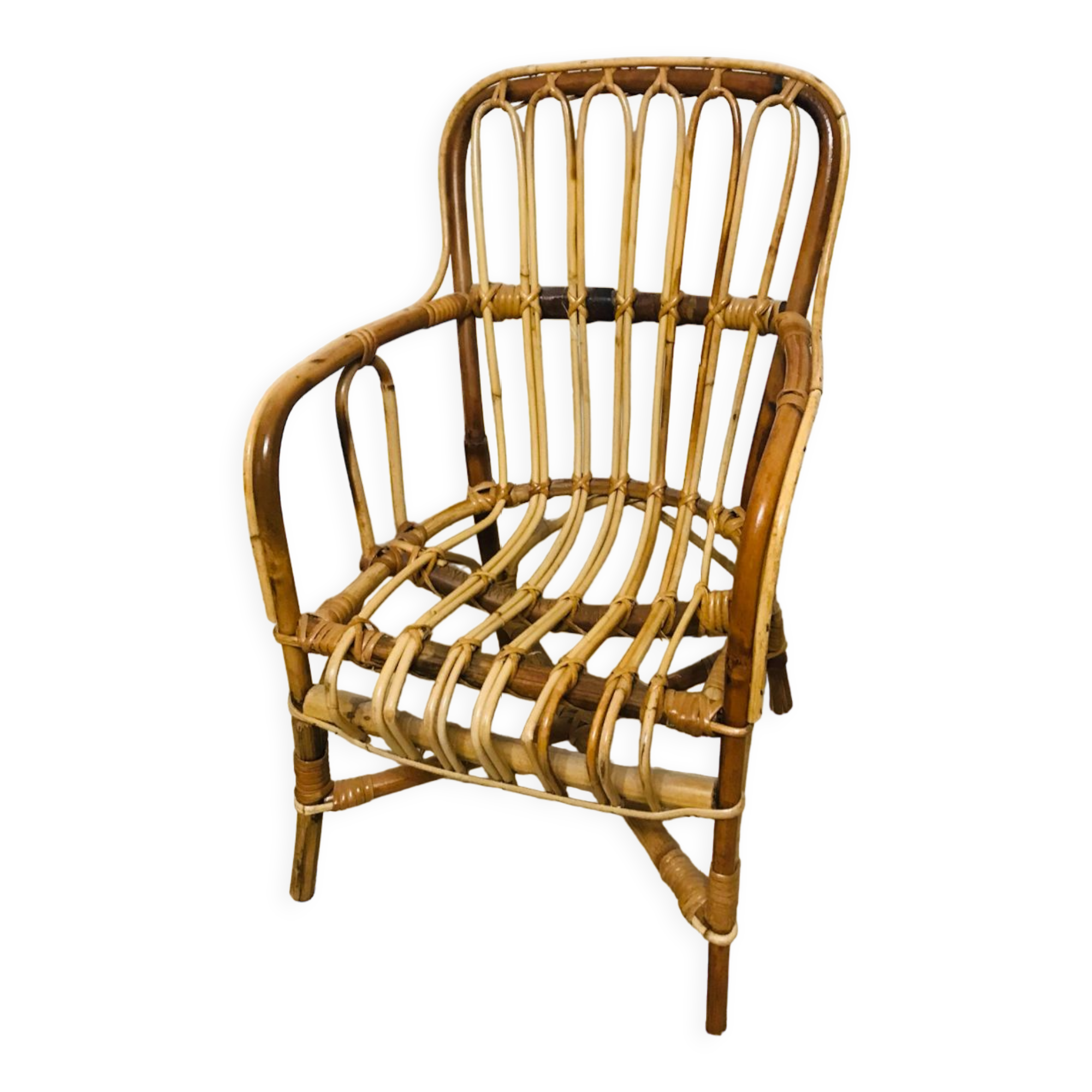 Fauteuil rotin pour enfants