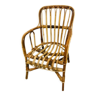 Rattan armchair for children