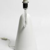 Stunning Italian 1970s ceramic plexiglass table lamp without a shade