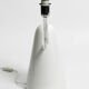 Stunning Italian 1970s ceramic plexiglass table lamp without a shade