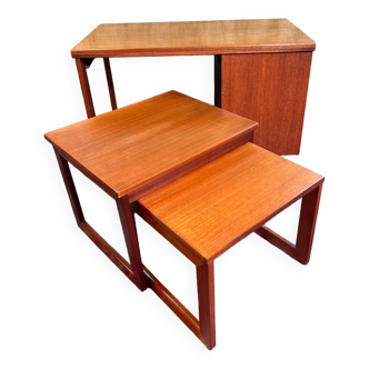 Mid century retro vintage teak McIntosh coffee table 1960