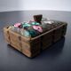 Modernist wood and enamel vanity box by J. Capo Esmaltes, Spain, circa 1970s
