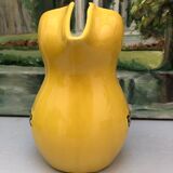 Vintage yellow carafe pitcher