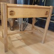 Scandinavian bedside table attributed to Arne Wahl Iversen, year 1960.