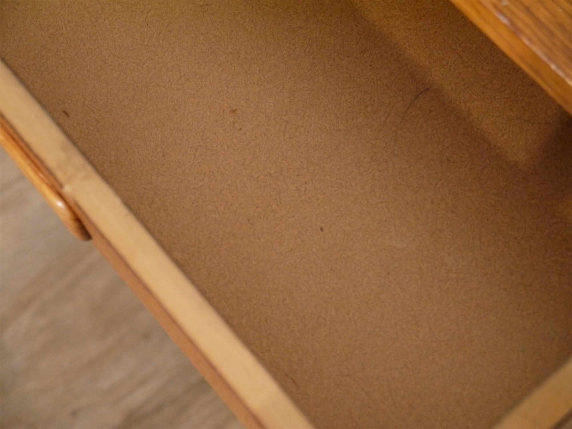 Scandinavian vintage bedside table in teak 1960