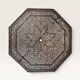 Hoshiarpur octagonal side table, rosewood, mother-of-pearl and bone, 1880