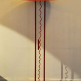 Floor lamp 1980 in red metal