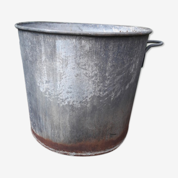 Laundry basin h36cm in zinc garden