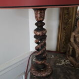 A bohemian-style lamp