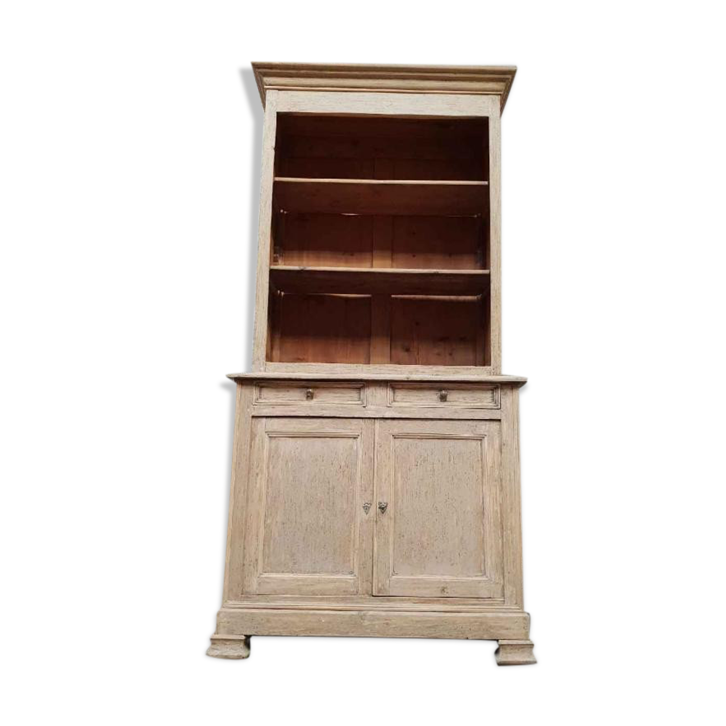 Vintage vaisselier in two bodies