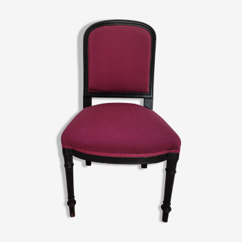 Chair Napoleon 3 pear tree blackened