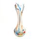 Sekacz vase, modernism, glass, Hortensja Glassworks, Poland, 1970s