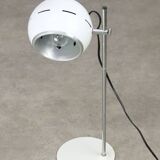 Space-age Italian Table Lamp in White Colour, 1970s