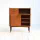 1950s Danish teak and brass cabinet
