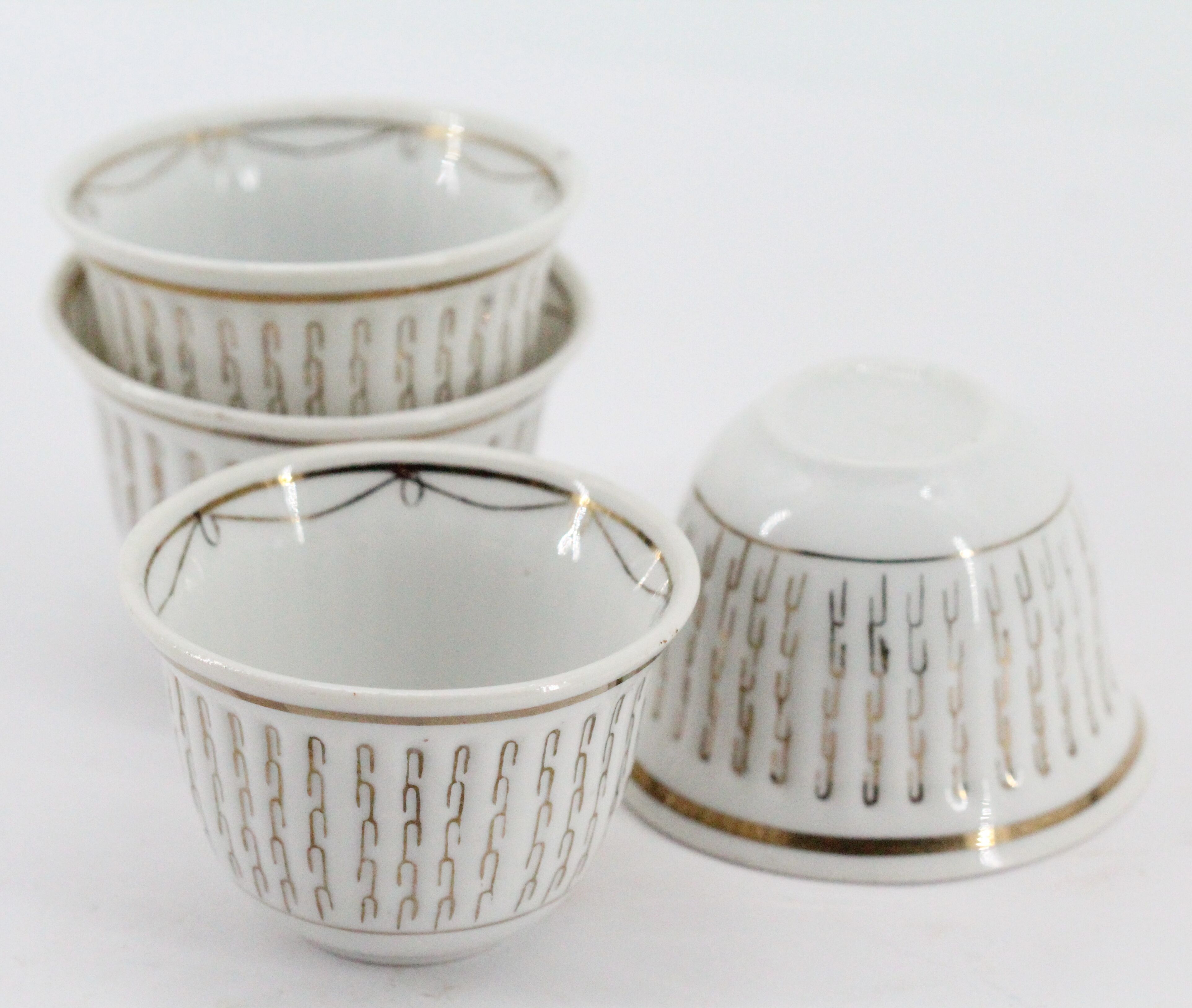 Set of 4 moroccan cups