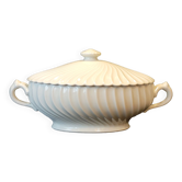 Haviland Limoges Porcelain Vegetable Tureen White Twisted Torso