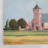 Ensemble de 2 paysage huile sur toile