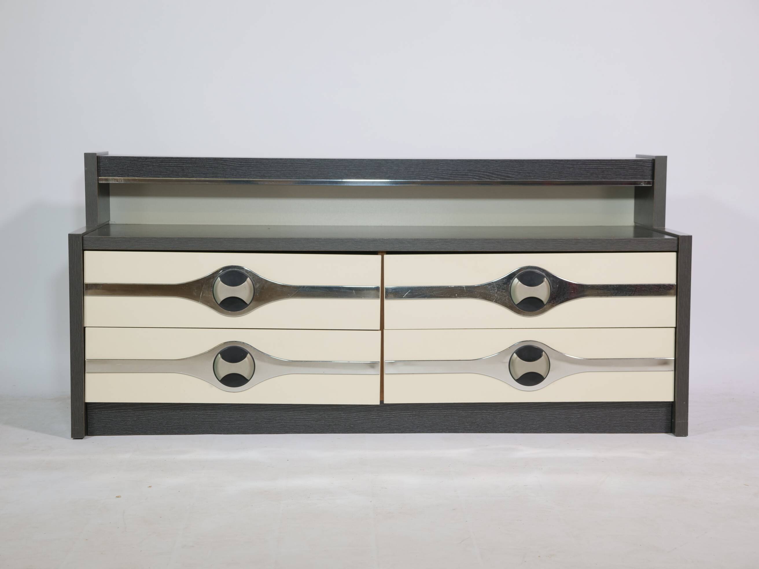 Modernist space age drawer sideboard chest of drawers cabinet 70s