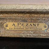 Alexandre Aymar Pezant (1846 – 1916) "The Return of the Herd". Large HST