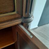 vintage - Small style chest of drawers - Louis XVI marble top with 1 drawer and 2 doors