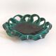 Fruit bowl or woven ceramic pocket tray signed Ceramid 1960s Diameter 32.3 m