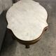 Side table Louis Philippe walnut and marble